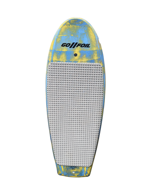 4'11" Blue & Yellow Foil Drive Board